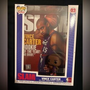 Funko Pop Vince Carter with SLAM Magazine Cover